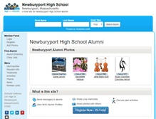 Tablet Screenshot of newburyporthighschool.org